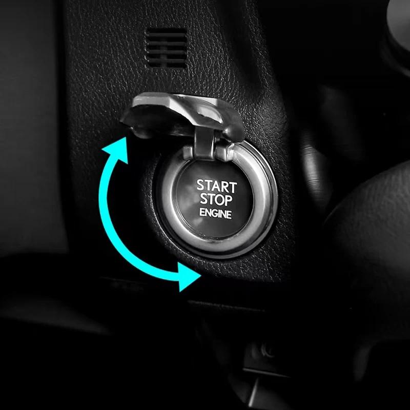 Car One-Click Start Button Skin Interior Decoration for Nismo Nissan Juke Tiida Teana GTR 350Z 370Z 240SX Fairlady Skyline