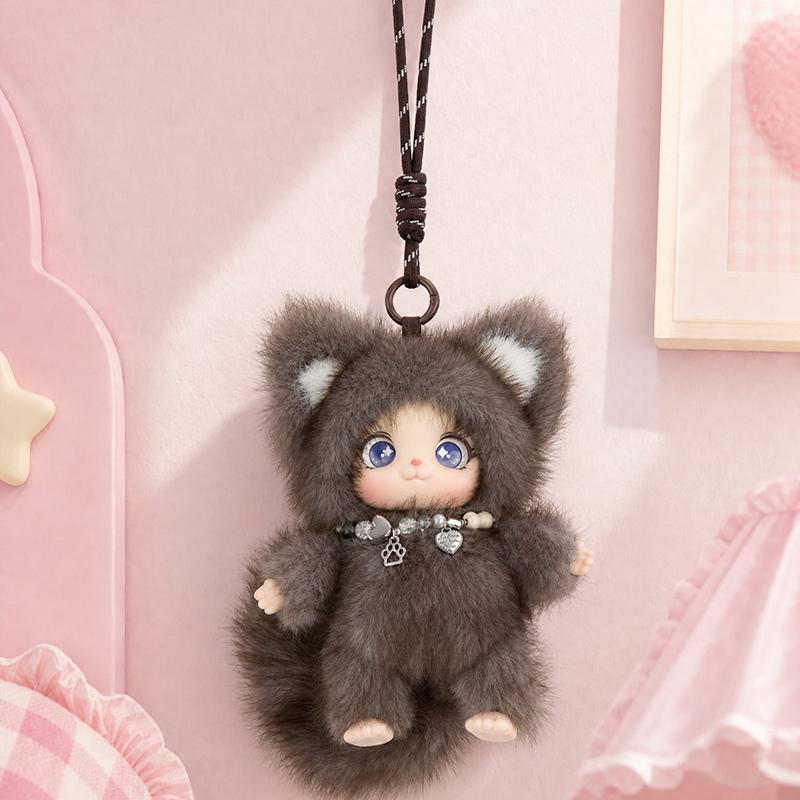 Cute Fox Plush Doll Series, Adorable Vinyl Plush Gift for Fans and Collectors, Fun Collection Item for Kids and Adults