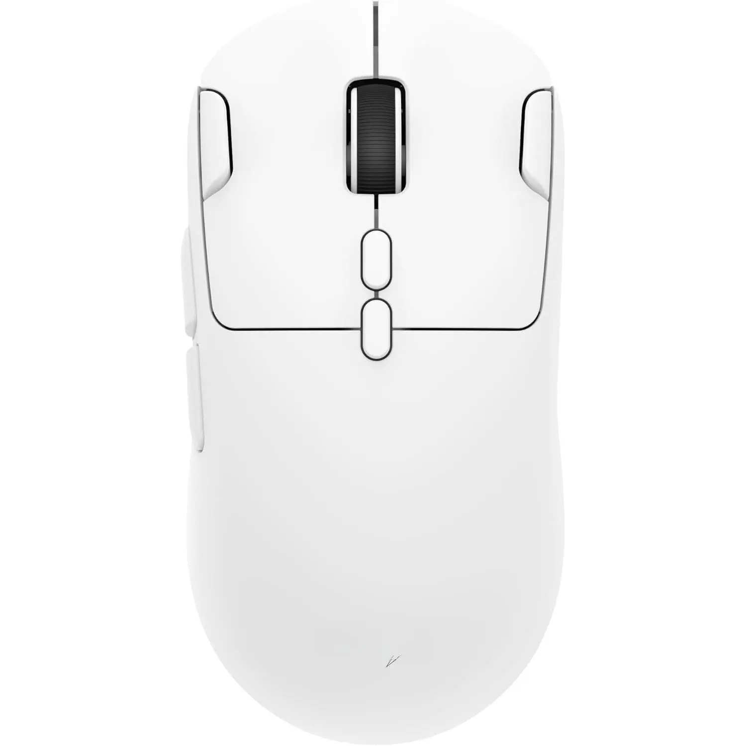 Lightweight Modern Gaming Mouse - Rechargeable, 9 Programmable Buttons, 60g Ultra-Light, 24000 DPI Optical, BT USB 2.4G/Type-C, for Laptop PC Gamers (White)