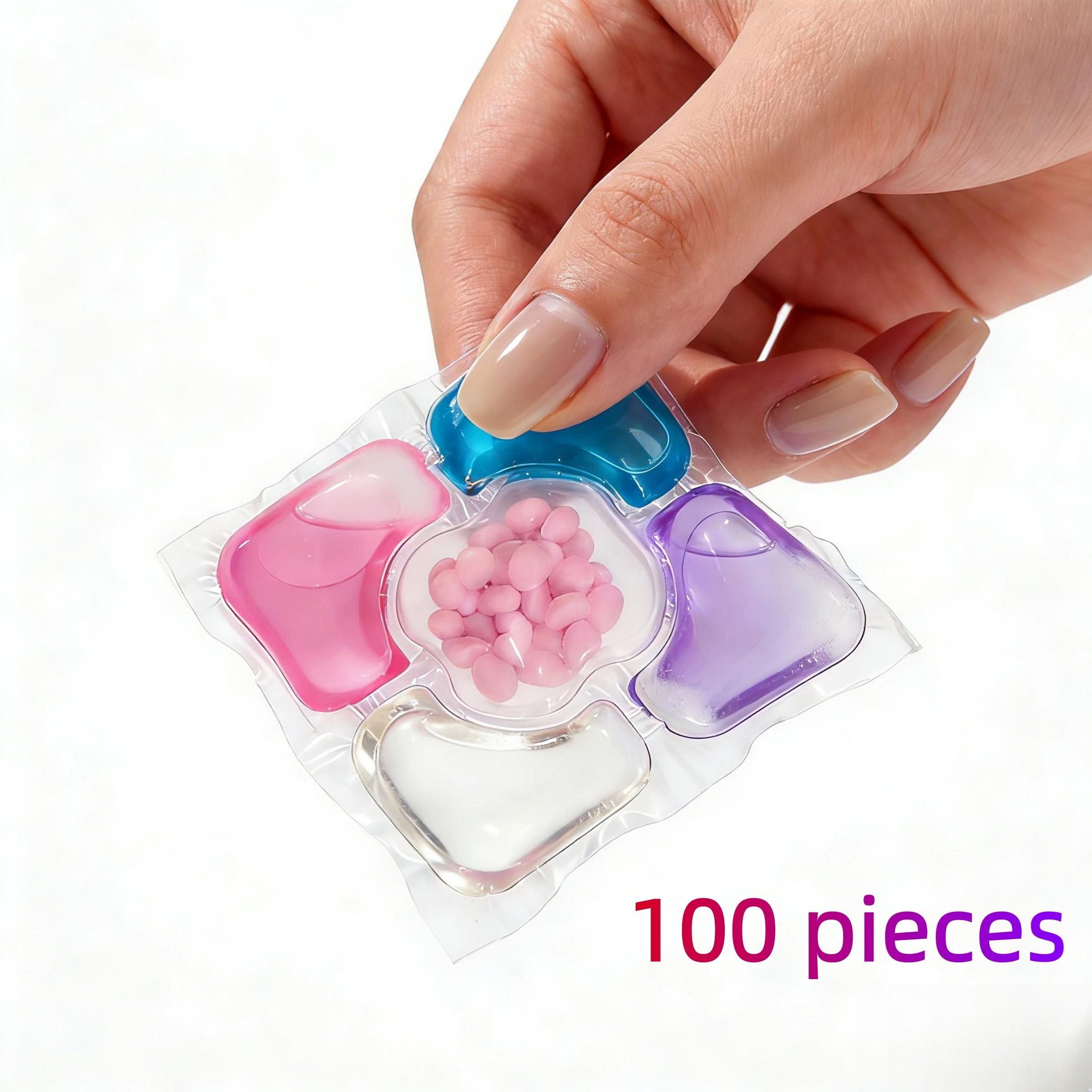 5-In-1 Laundry Beads, 10/30/50/100 Pieces, Long-Lasting Detergent Capsules, Travel-Friendly Design, Eco-Friendly Cleaning, Soften Clothes