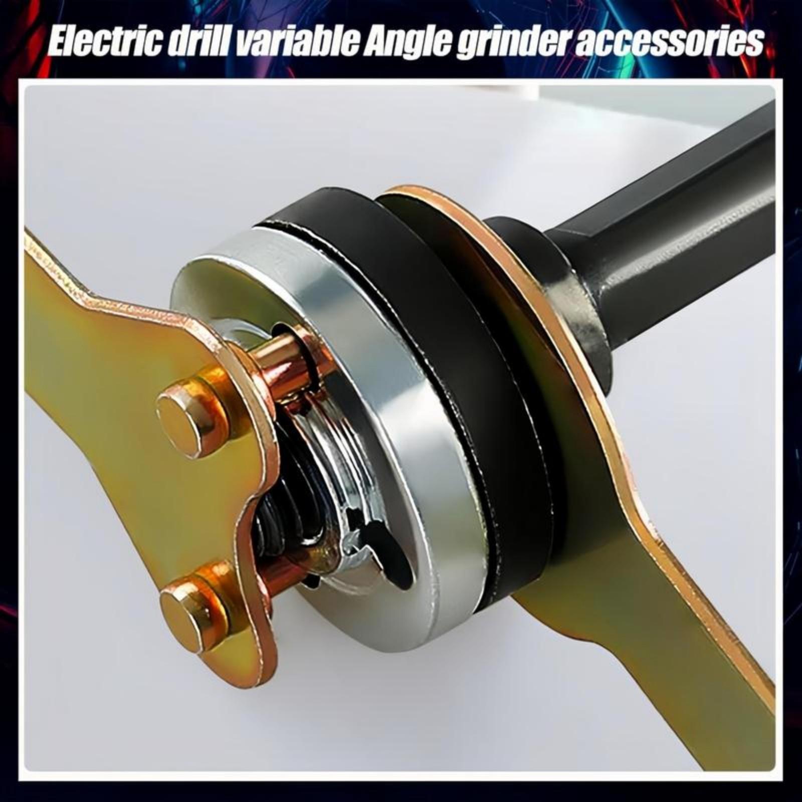 2set Angle Grinding Tools Accessories,6mm & 10mm Arbor Mandrel Adapter with Spanner,Conversion Angle Grinding Adapter Connecting Rod Kit for Electric Drill,Hardware, Heavy Duty, Industrial.