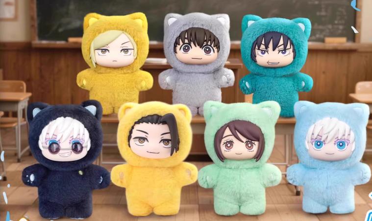 JJK Spell Return Cat Paradise Party Series Plush Blind Box，JJK Blind Box