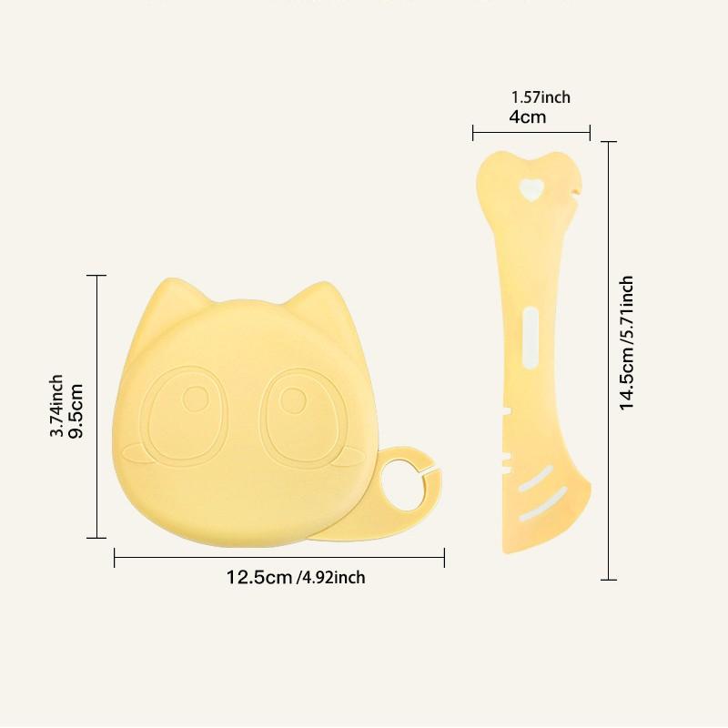 Pet Food Can Spoon Cat Wet Dry Food Stirring Spoon Leak-Proof Sealed ...