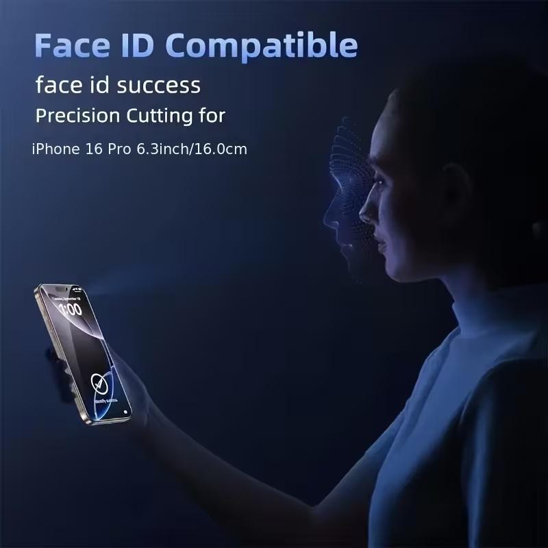 3-Pack Anti-Spy Screen Protector Film for iPhone 17promax 16promax 15promax, Privacy Phone Protection, Speaker Dust Mesh, Full Coverage