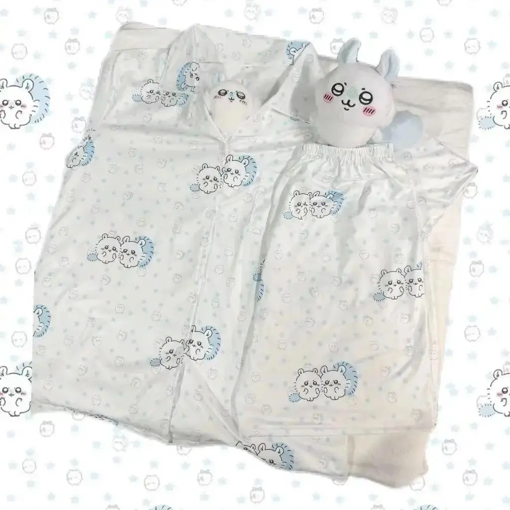 Chikawas Flying Squirrel Pajamas Summer Momonga Cartoon Kawaii Short-sleeved Shorts Home Clothes Animated Characters