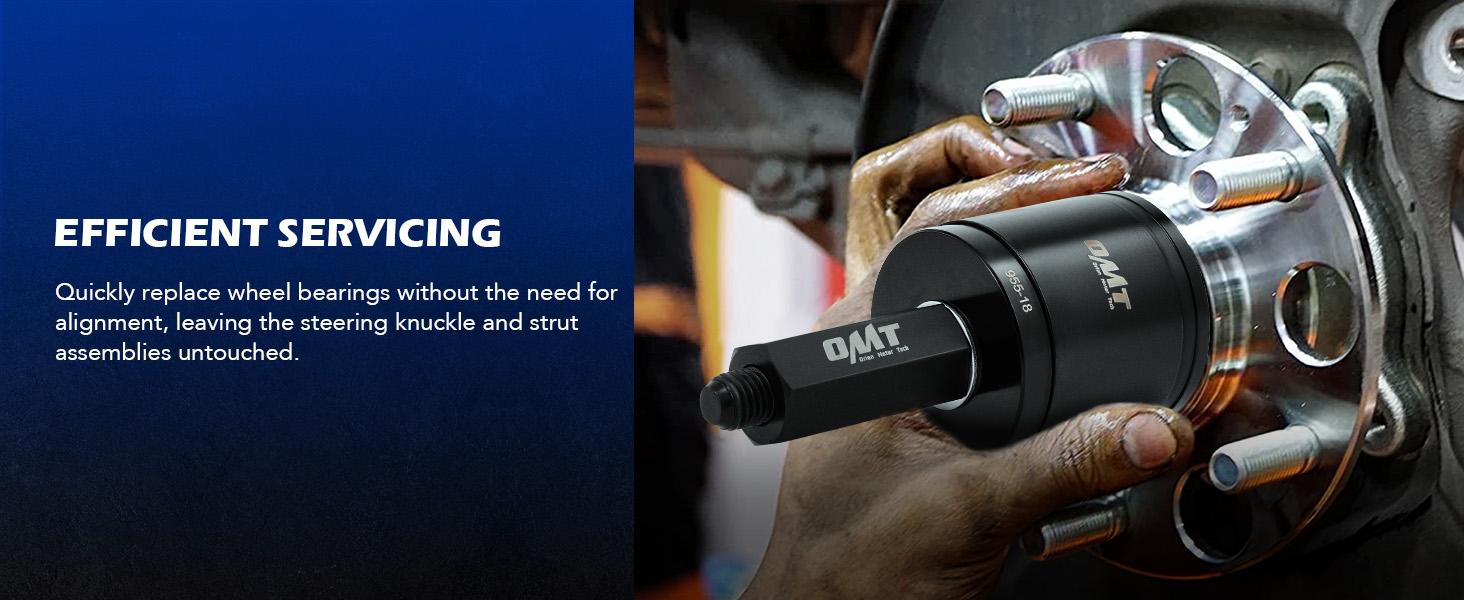 Orion Motor Tech 38pc 2-in-1 Bearing Press Kit, Front Wheel Bearing Removal Kit with Sliding Screws Sleeves, 5 T Wheel Bearing Separator Puller Set with 2" & 3" Jaws, Bearing Puller Tool Set with Case Repair Toolkit, Limited Time Deal