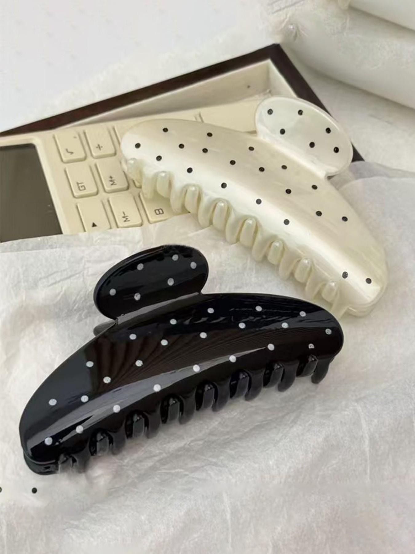 Women's Fashion Polka Dot Hair Clips, Casual Simple Hair Accessories, Perfect for Afternoon Tea, Campus, Valentine's Day, Mother's Day