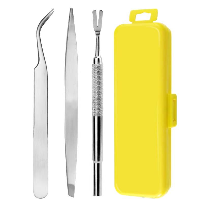 Stainless Steel Pet Grooming Kit, Flea Remover Comb Practical Tool Set, Portable Washable Grooming Supplies for Long Short Haired Dogs Cats, Perfect for Home Outdoor Daily Pet Care Use