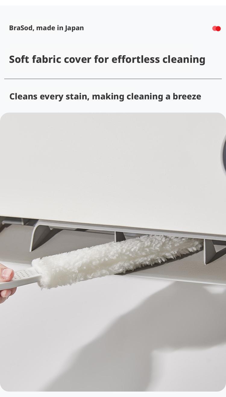 Air Conditioner Gap Cleaning Brush, Detachable Washable Soft Bristle Dust Cleaner for Home Window Blinds Crevice Cleaning