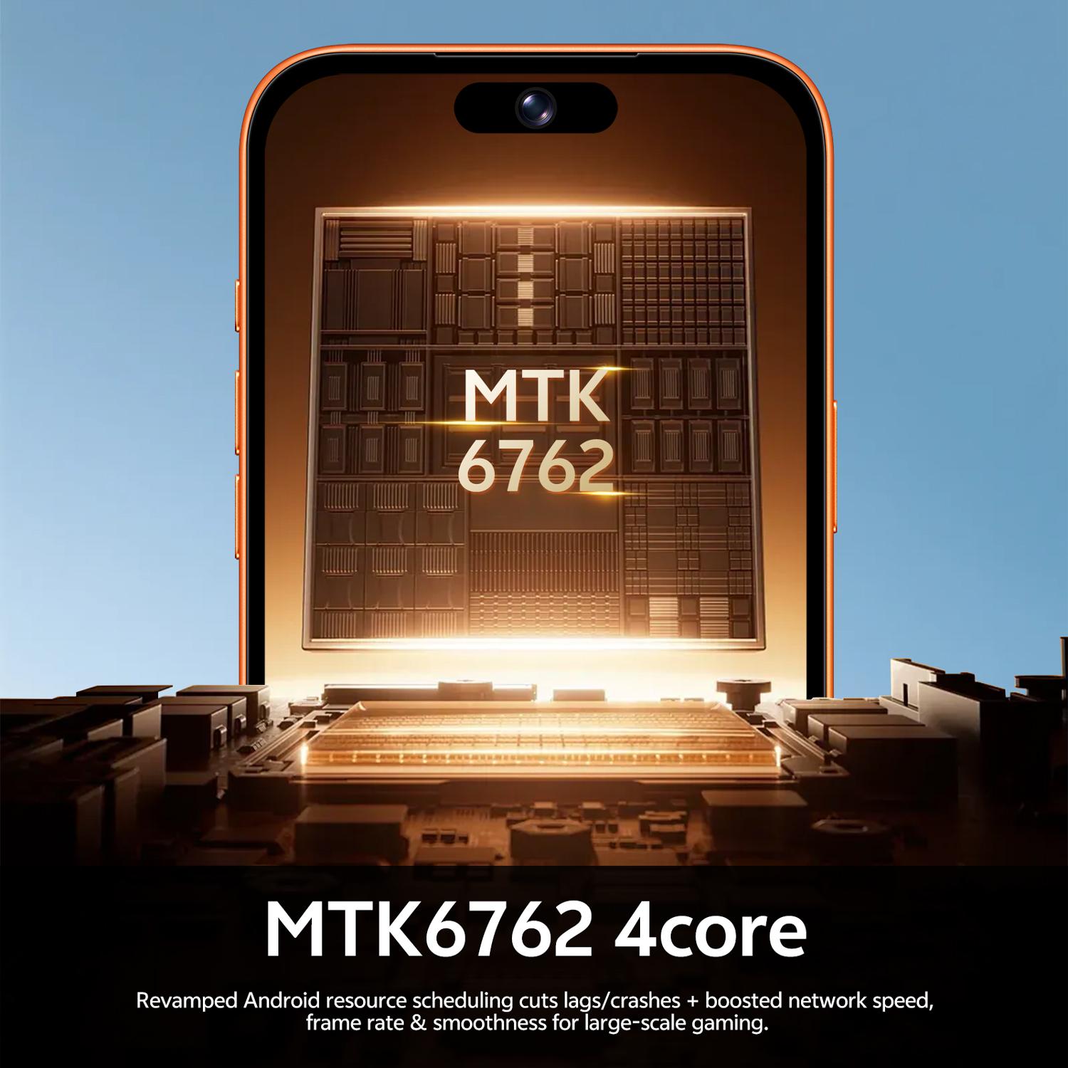 PTKESAL-Smartphone 17 Pro Max, 6.75-inch big screen viewing experience, 3GB+32GB, Android 12, MTK6762 quad-core, 5+13MP pixels, 4100mAh battery, face unlocking and quick wake-up smartphone.