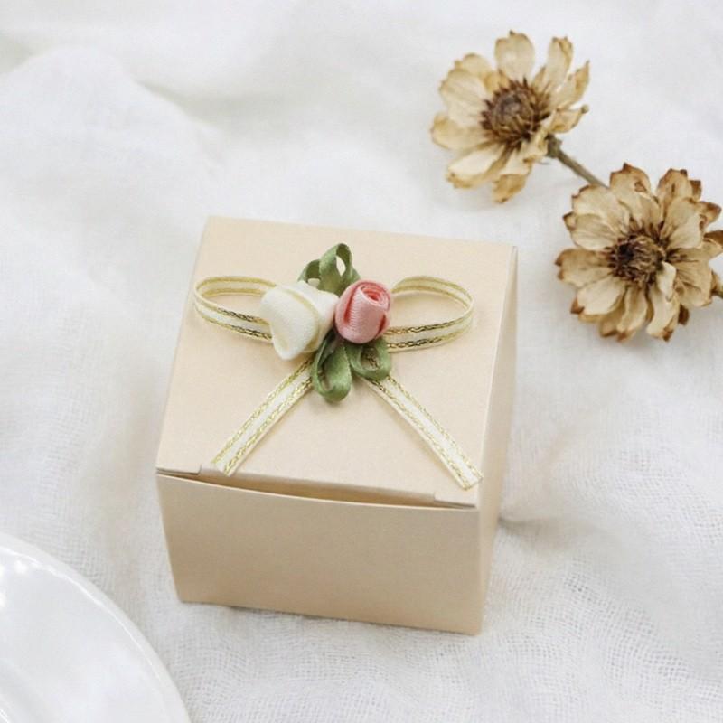 20 Pcs Rose Flower Bows 4.5cm, Mixed Colors, DIY Craft & Gift Wrapping, Wedding, Holiday, Birthday Party, Home Decor