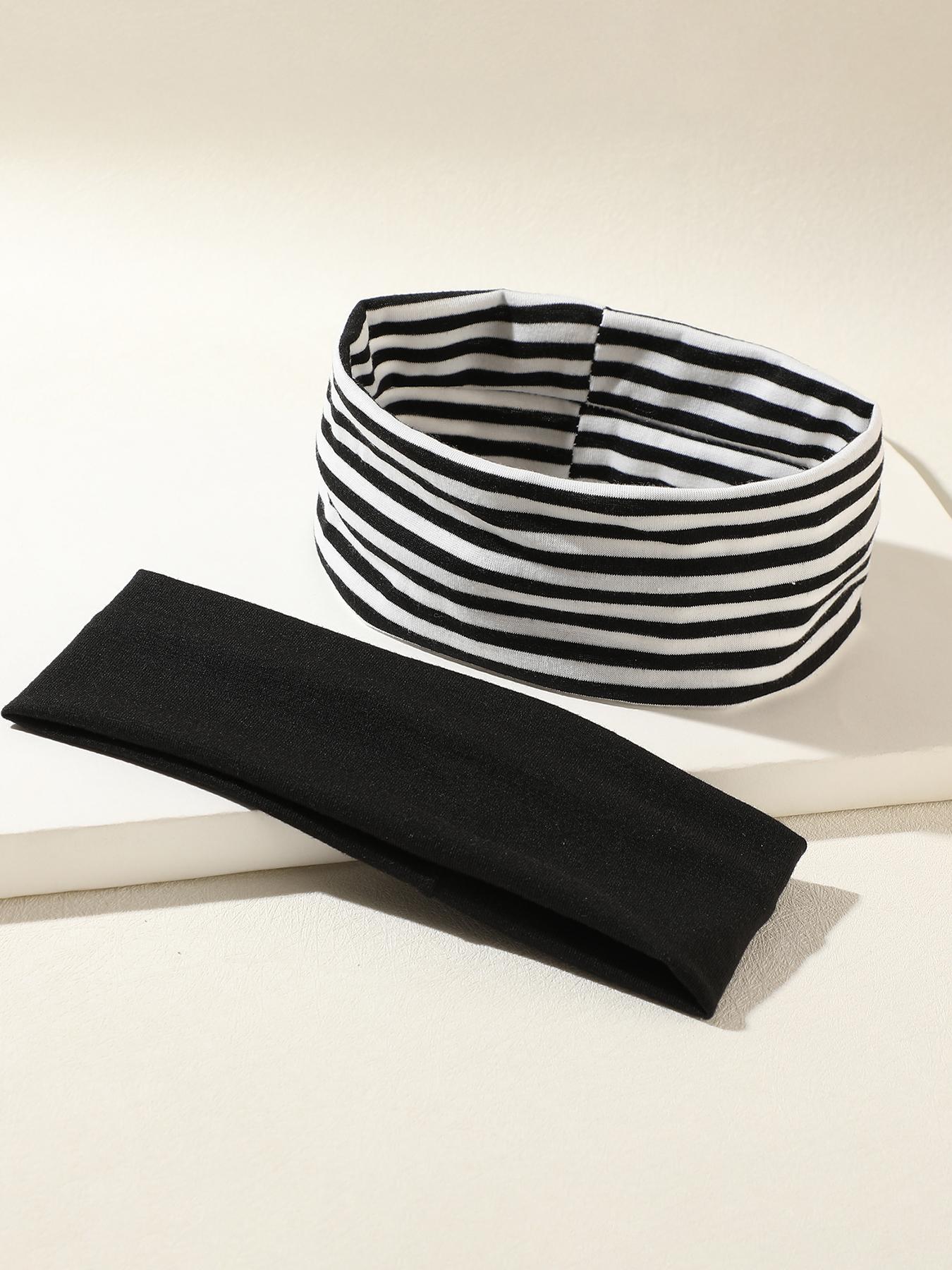 Women's Fabric Sports Headbands, Running Sweatband Set, Fitness Hair Band for Outdoor Activities, Comfortable & Breathable Design, Sweat Wicking Headband