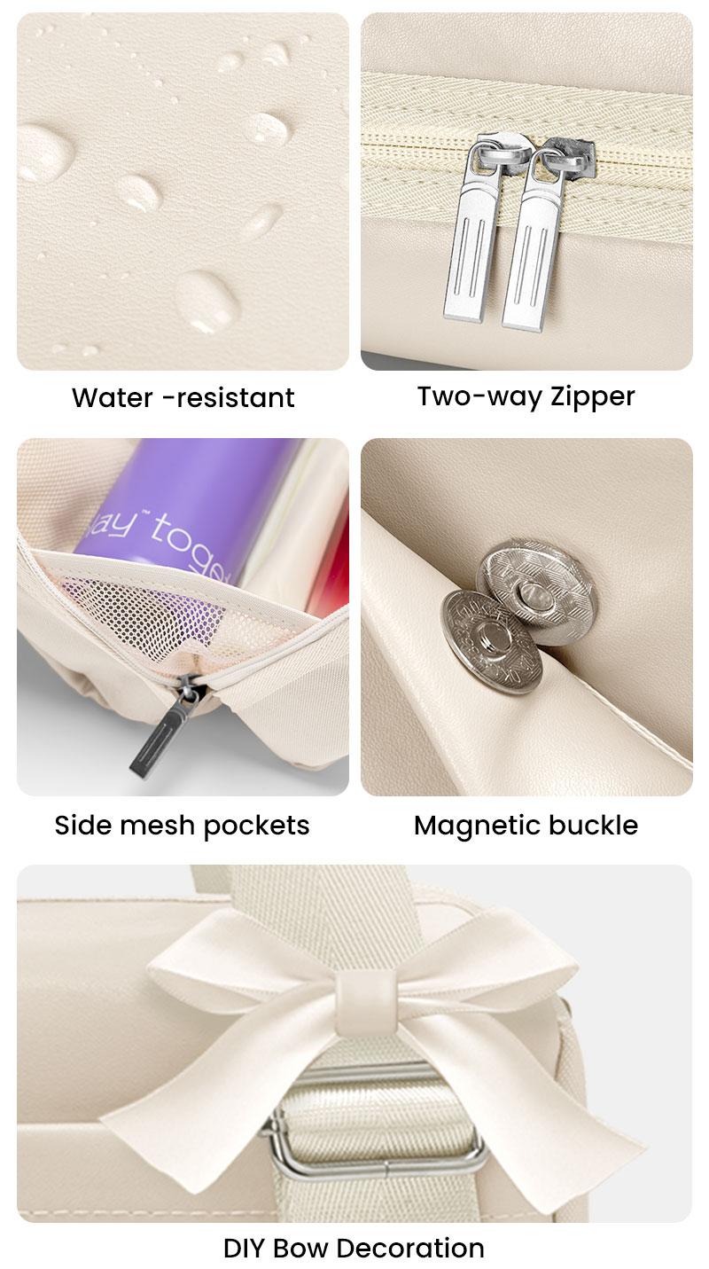 MEXS Gym Bag for Women 6L Workout Sport Bags, Travel Duffle Bag Carry On Weekender Bag with Shoe Compartment Multi-Pockets Travel bag