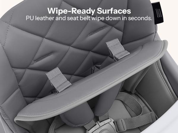 HARPPA 8-in-1 Convertible Baby High Chair, Adjustable Heights Feeding Chair & Booster Seat, Activity Table & Chair for Toddlers, Eazy to Clean, Baby Items, Toddler Girl Stuff