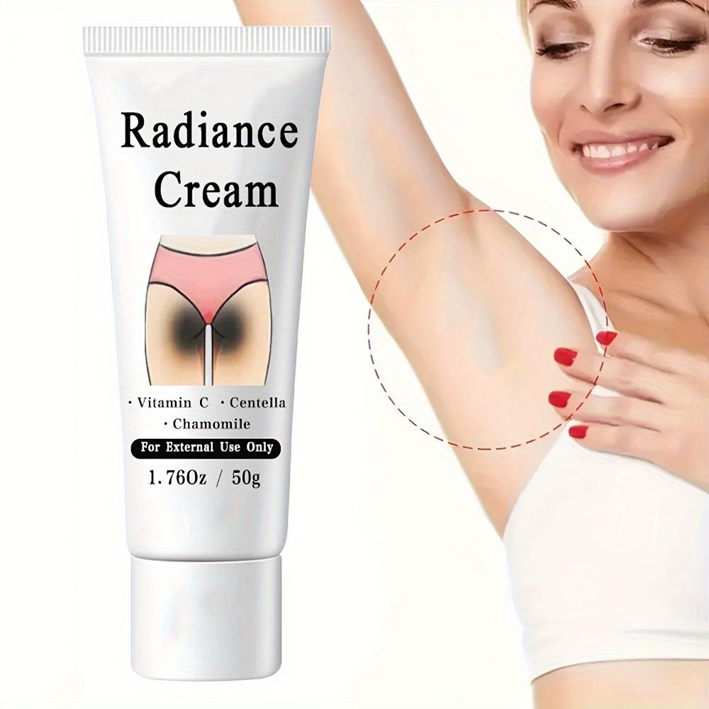 Brightening Skin Cream with Vitamin C & Niacinamide, Moisturizing Body Balm for Underarms & Thighs, Contains Centella Asiatica Extract, Radiance, Glycerin, Hydrating, Moisturizer, Body Care