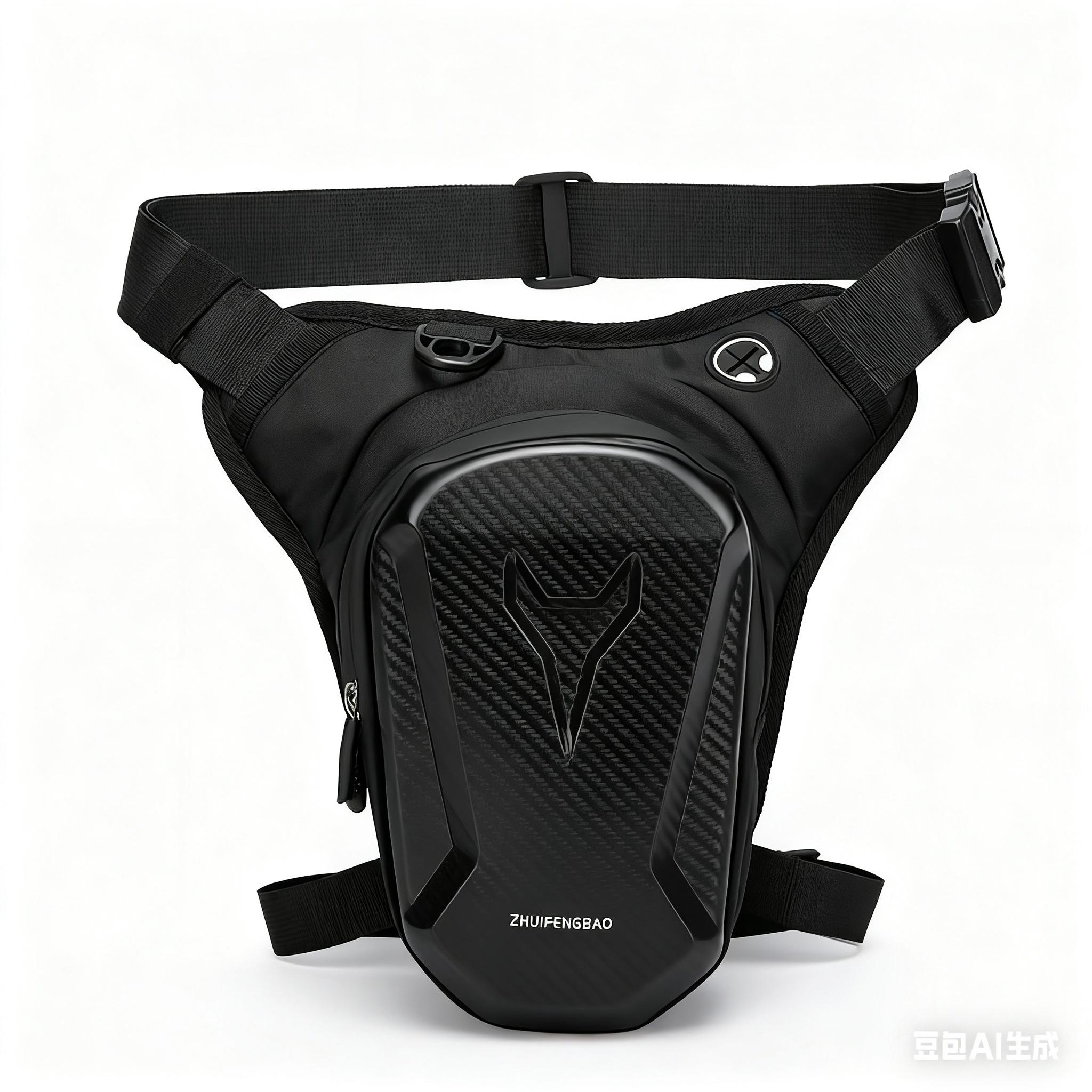 Bike Leg Bag Motorcycle Gear, Waterproof Reflective Bike Pack, Outdoor Sports Waist Bag, Unisex Crossbody Bag for Motorbike Travel