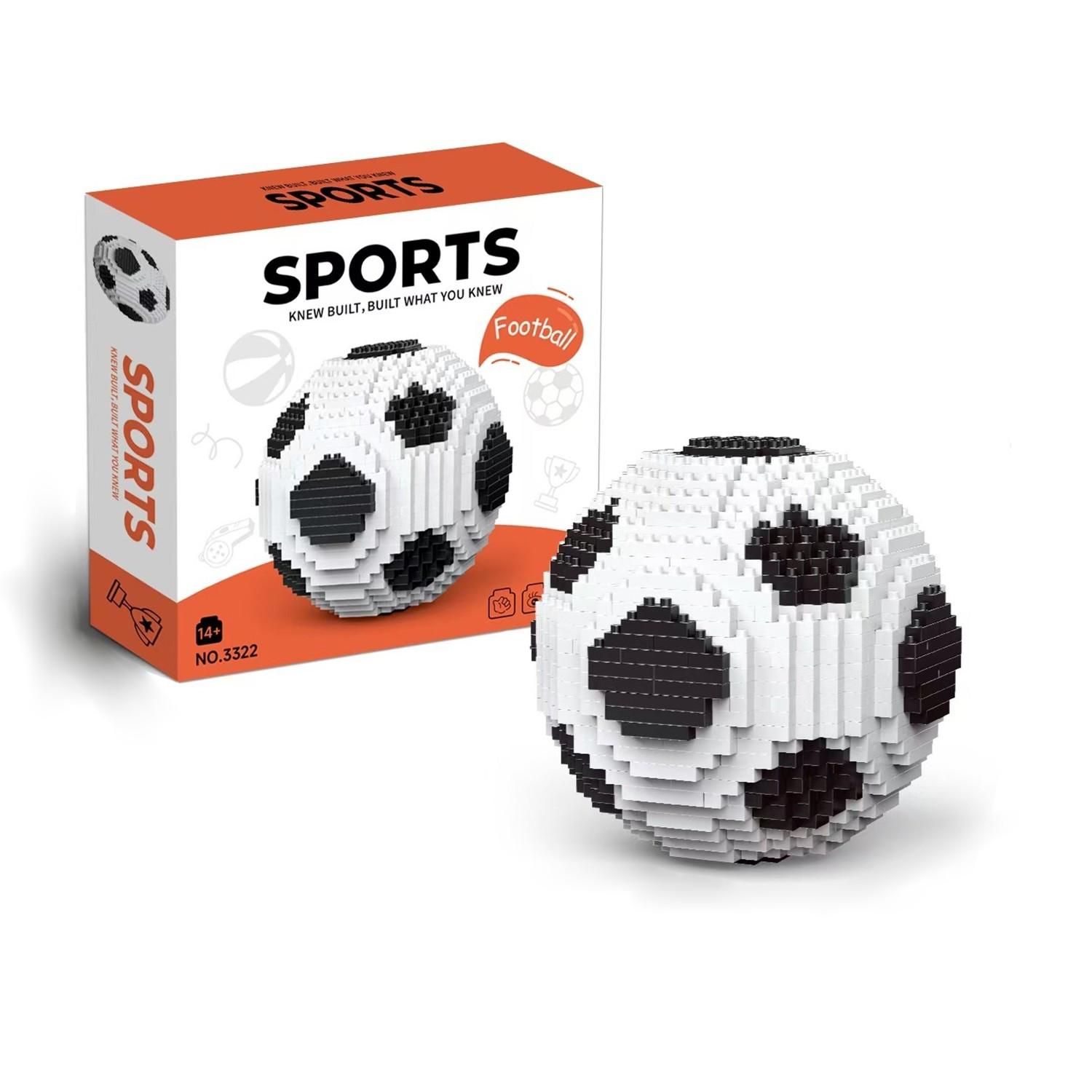 Football Building Blocks Set, 850 Pieces Stem Educational Toy for Kids Aged 8+, Micro Particles Construction Kit, Unisex Gift