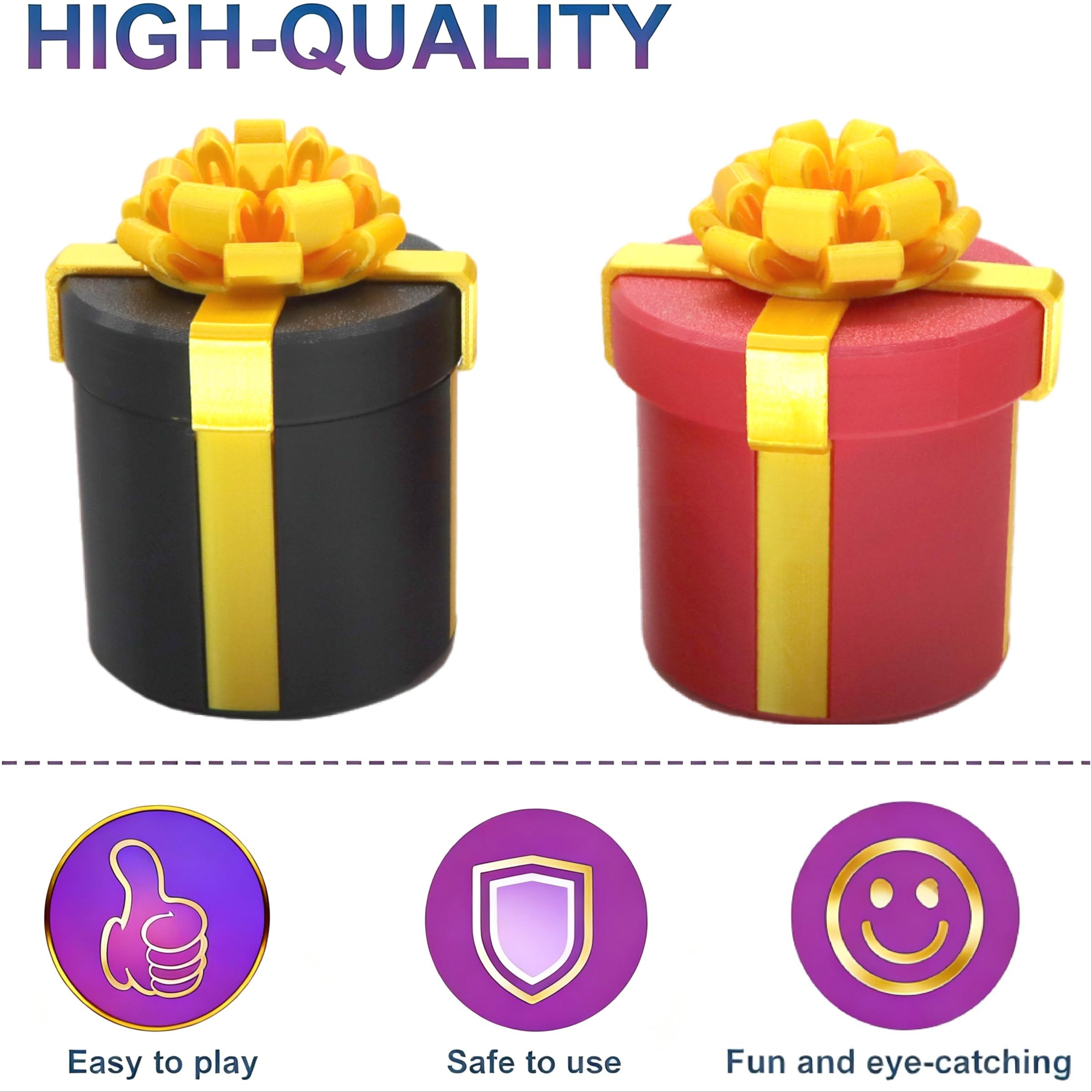 Prank Nested Screw Gift Box Set, Standard Money Present Container, Reusable Prank Game Packaging, Birthday & Christmas Party Fun