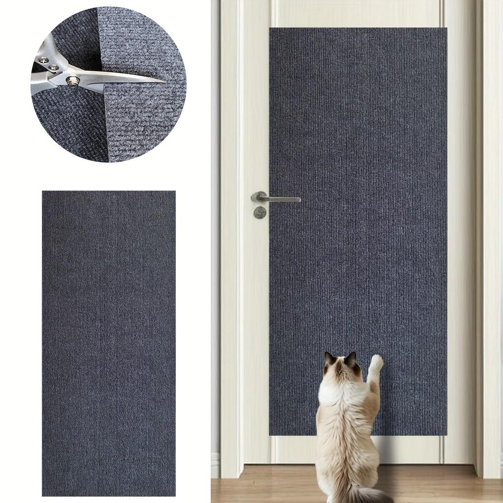 Self-Adhesive Cat Scratching Pad, Durable Polyester Sisal Wall Climbing Mat, Indoor Interactive Pet Cat Scratch Board, Easy Installation