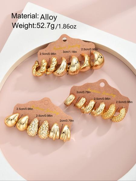 Fashionable 18-36 Piece Set, Stylish Accessories Collection, Perfect for Daily Wear & Special Occasions, Trendy Design for All Seasons, High Quality Earrings