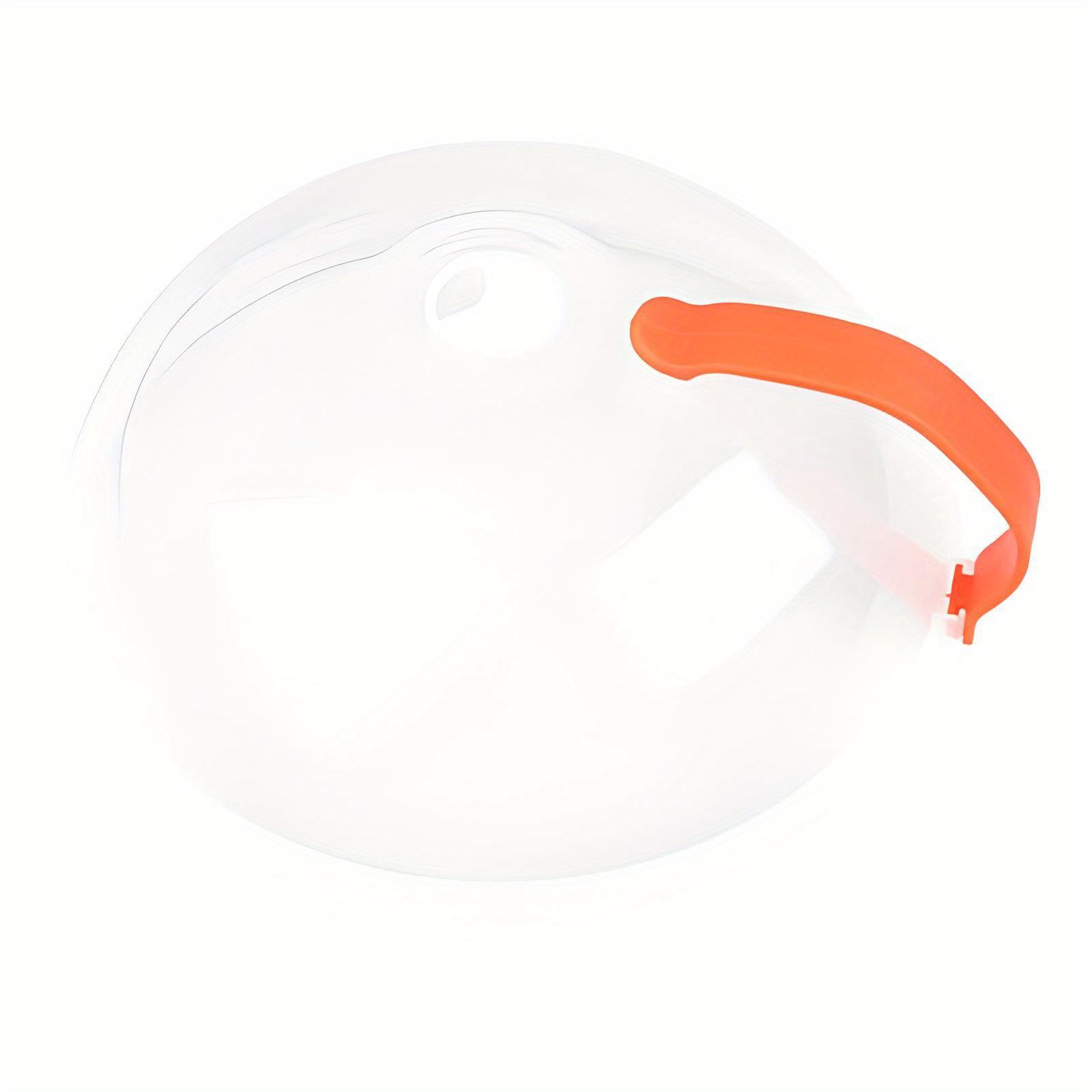 Microwave Splash Guard Cover with Steam Vent, Leak-Proof Durable PP Design, Ergonomic Handle for Comfortable Cooking, Perfect for Vegetables and Other Foods, Kitchen Cooking Accessory, Food Safe, Handheld #GLOBAL PICKS