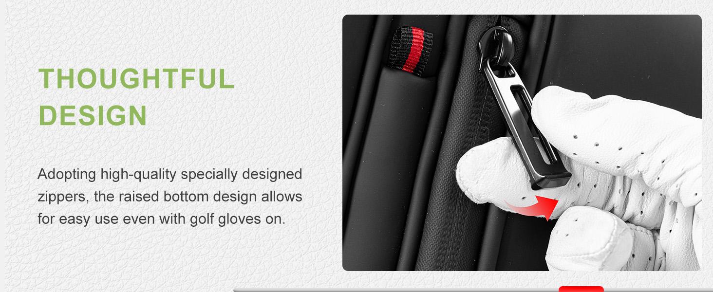 14 Way Golf Stand Bag, Lightweight Golf Bag for Men & Women, Premium Leather Golf Club Bags with Padded Ergonomic Double Strap, Full Length Dividers, Multiple Pockets Waterproof Design 14 Way Golf Stand Bag, Lightweight Golf Bag for Men & Women, Premium Leather Golf Club Bags with Padded Ergonomic Double Strap, Full Length Dividers, Multiple Pockets Waterproof Design