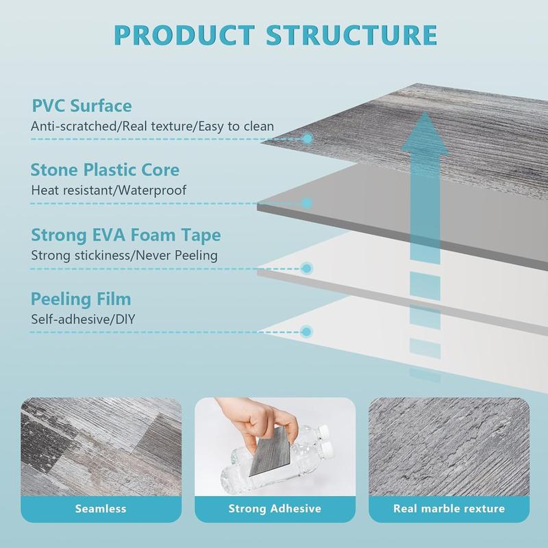 Vamos Tile 100-Pieces Peel and Stick Backsplash, 3" x 6" PVC Aluminium Wall Tile, Stick on Backsplash for Kitchen/Bathroom/Fireplace, Home Modern Vamos Tile 100-Pieces Peel and Stick Backsplash, 3" x 6" PVC Aluminium Wall Tile, Stick on Backsplash for Kitchen/Bathroom/Fireplace, Home Modern