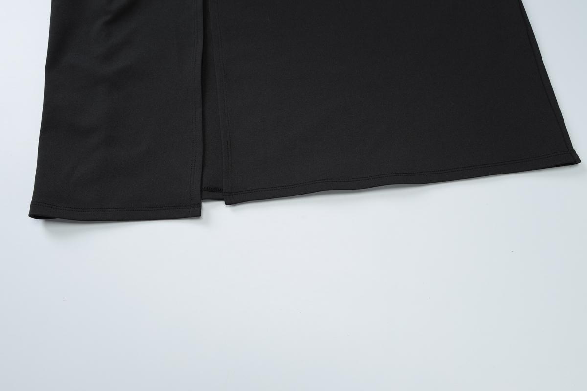 Women's Solid Side High Slit Sleeveless Bodycon Cami Dress, Backless Sleeveless Dresses, Elegant Backless Long Dress for Party Club Holiday Beach Vacation, Ladies Summer Clothes