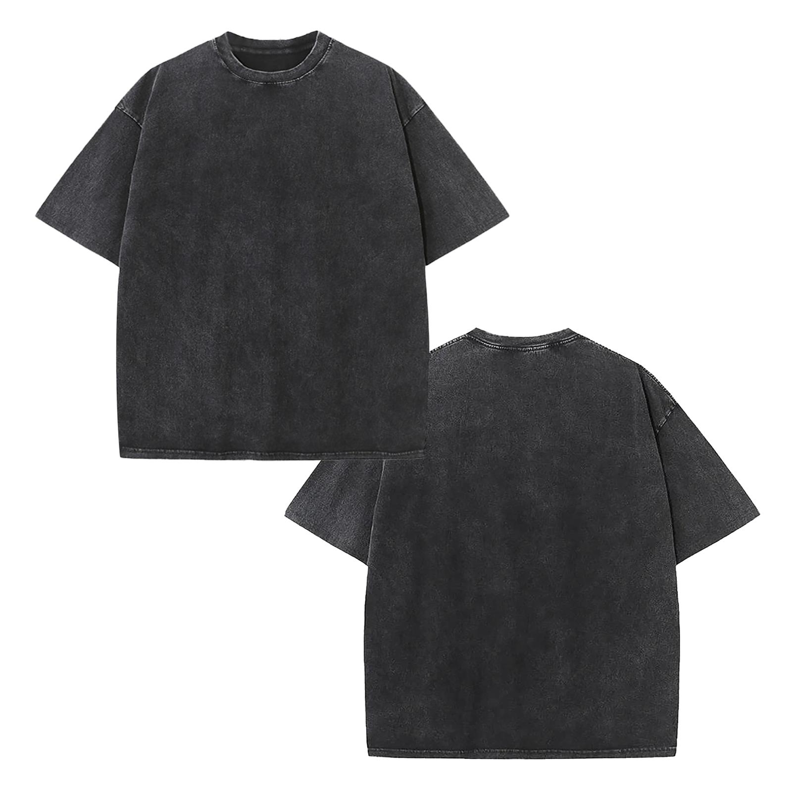 2000s Cosmic Villain Conquest Inspired Graphic Tee Invincible Viltrumite Empire Comic Vintage Washed Black Heavyweight Cotton Top Double Sided Front And Back Print Retro Y2K Streetwear Loose Fit Casual Apparel Trendy Daily Outdoor Unisex Fashi shirt
