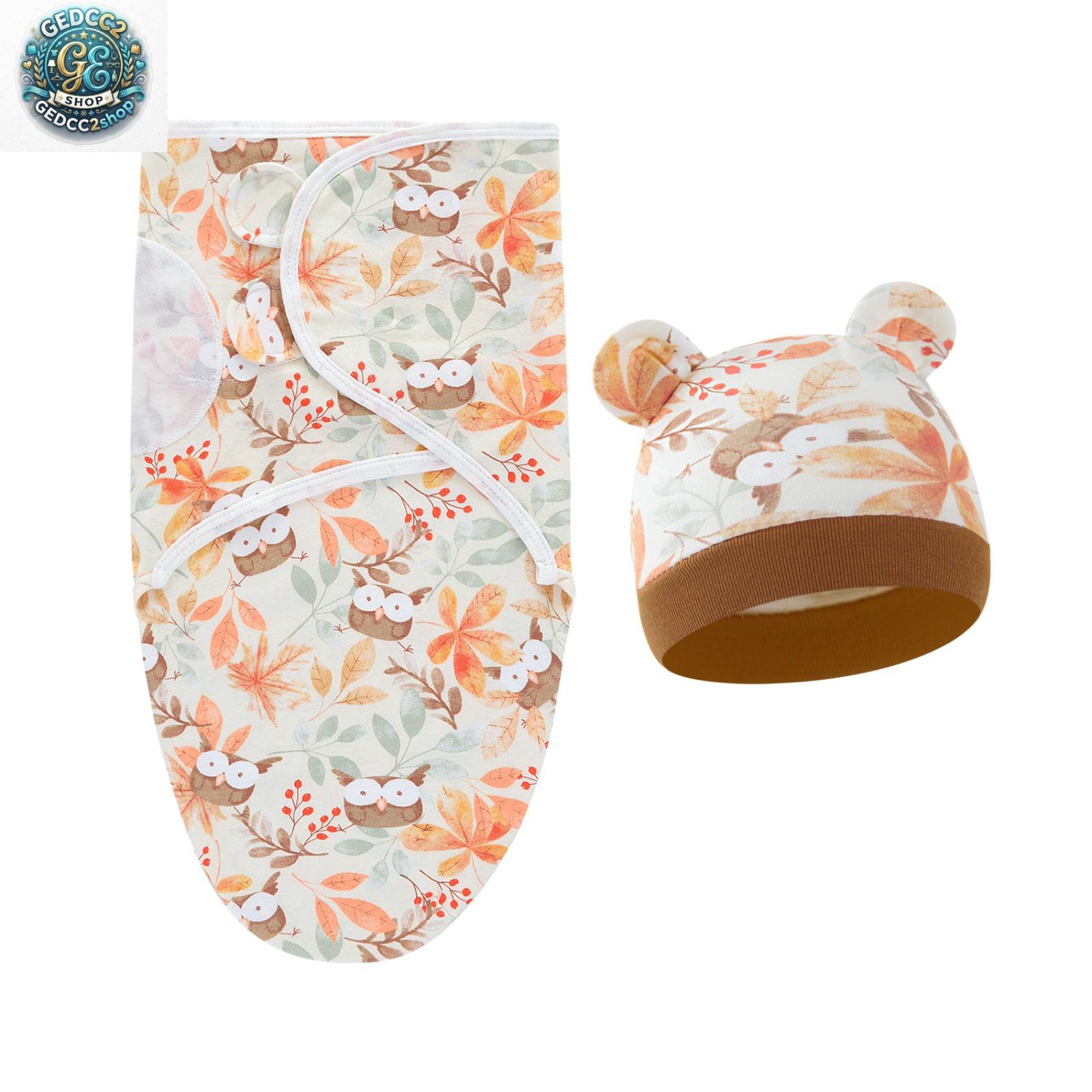 100% Cotton Baby Swaddle Blanket, Newborn Swaddle Wrap for 0-6 Months, Lightweight Infant Sleep Sack for Spring, Summer & Fall