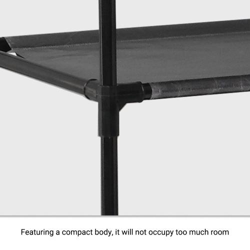 FCH 10-Tier 20 Pairs Shoe Rack, Sturdy Metal Shoe Rack Organizer, Narrow Shoe Rack, for Closets, Shoe Stand, Shoe Shelf, 12"D x 24.5"W x 60"H FCH 10-Tier 20 Pairs Shoe Rack, Sturdy Metal Shoe Rack Organizer, Narrow Shoe Rack, for Closets, Shoe Stand, Shoe Shelf, 12"D x 24.5"W x 60"H