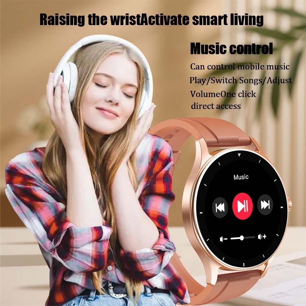 1.53 Inch Style Smart Watch Screen High Definition Festivals Men And Women BT Call Answering Fashionable Watch Health Tracker Multiple Sports Modes Notification Reminders Voice Assistant Smartwatch Women Promotes Healthy