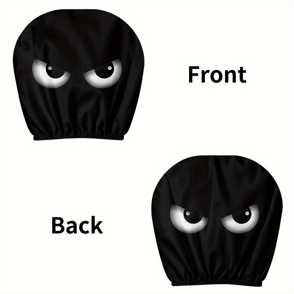 Horror Theme Car Headrest Covers, Comfortable Fashion Seat Protectors, Fun Vehicle Decor for Drivers & Passengers, Easy Installation, Automotive Seat Covers, Car Seat Decorative