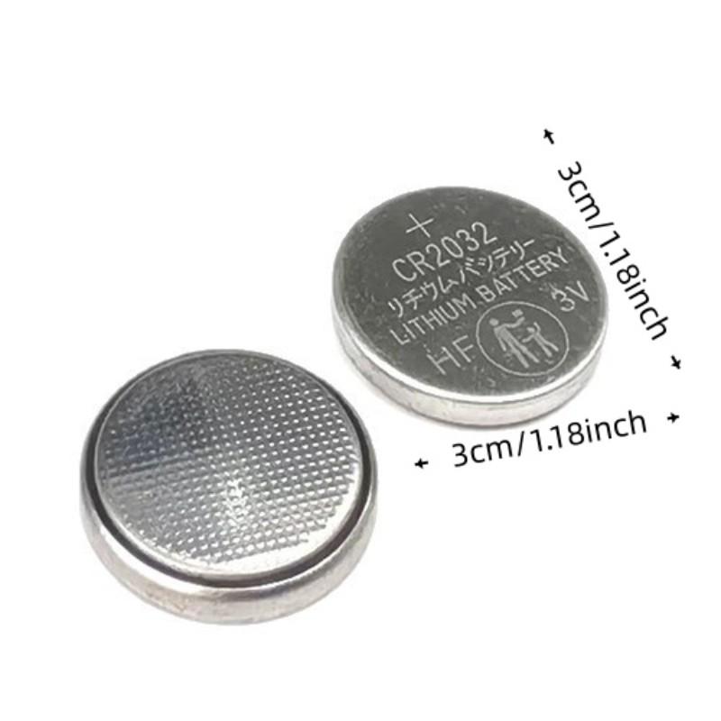 Cr2032 Button Battery for Remote Control, Candle Light Base, Toy, 3v Lithium Manganese Battery, Essential Electronics Replacement