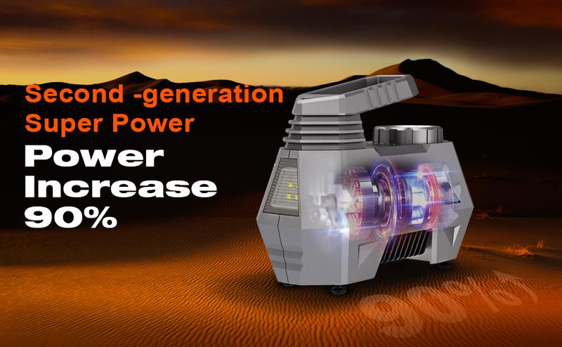 150PSI Tire Inflator Portable Air Compressor, 120W Car Tire Inflator, Car Tire Air Pump 12V DC Auto Pump with Digital LCD Screen, Car Accessories