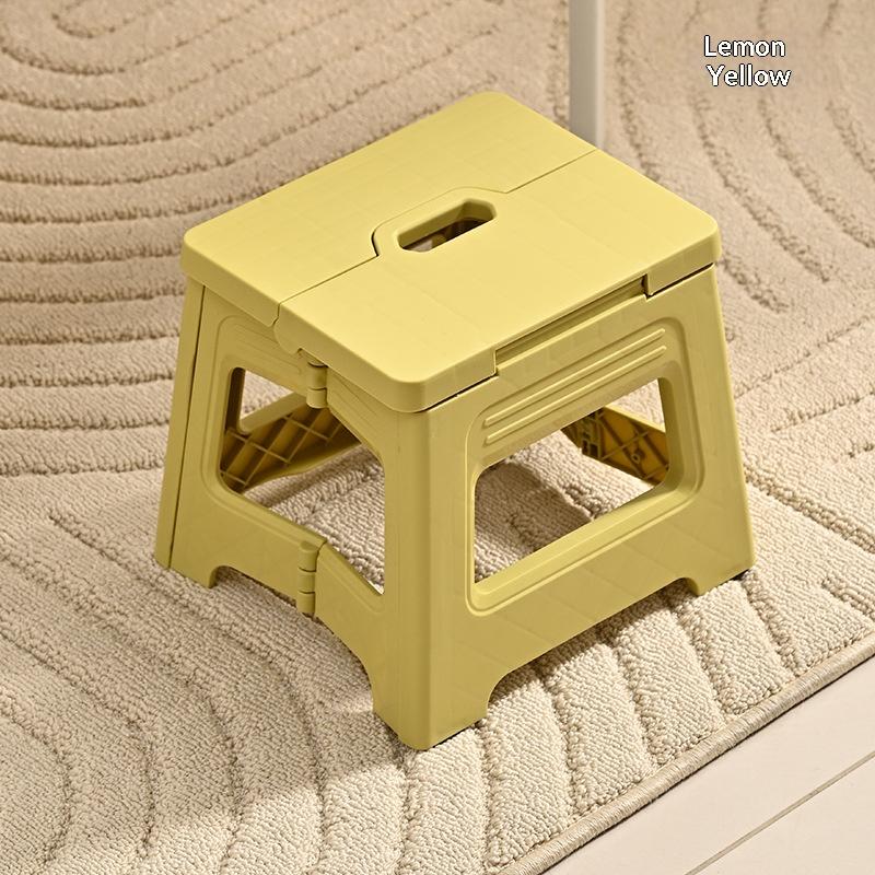 Foldable Ultra-Light Step Stool, Durable Adjustable Plastic Folding Chair, Portable Outdoor Travel Fishing Seat, Home Use Small Bench