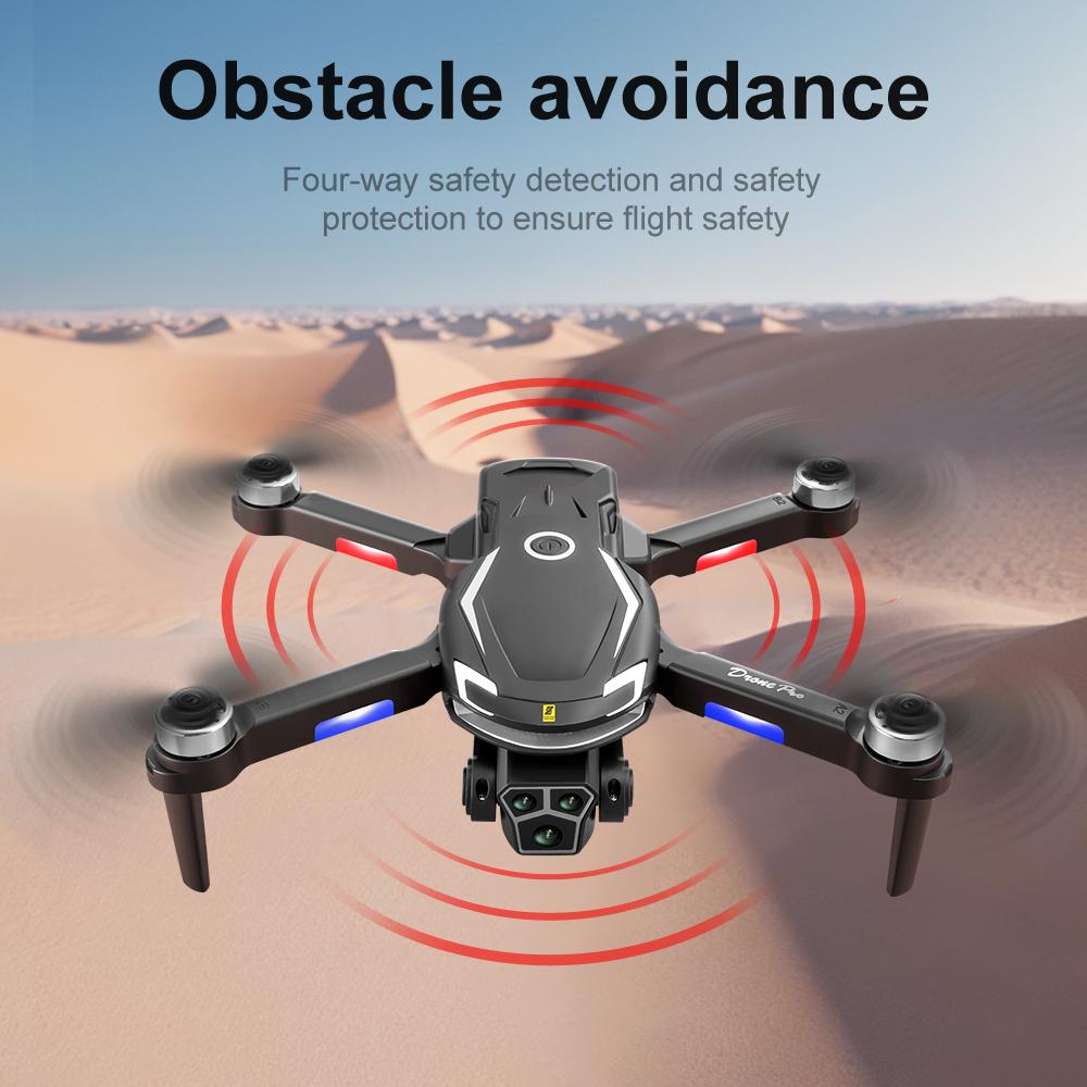 Flagship premium triple-camera drone, featuring four-directional obstacle avoidance, hovering capability, lighting control, and altitude hold. Supports multi-fold camera zoom. Professional-grade quadcopter.