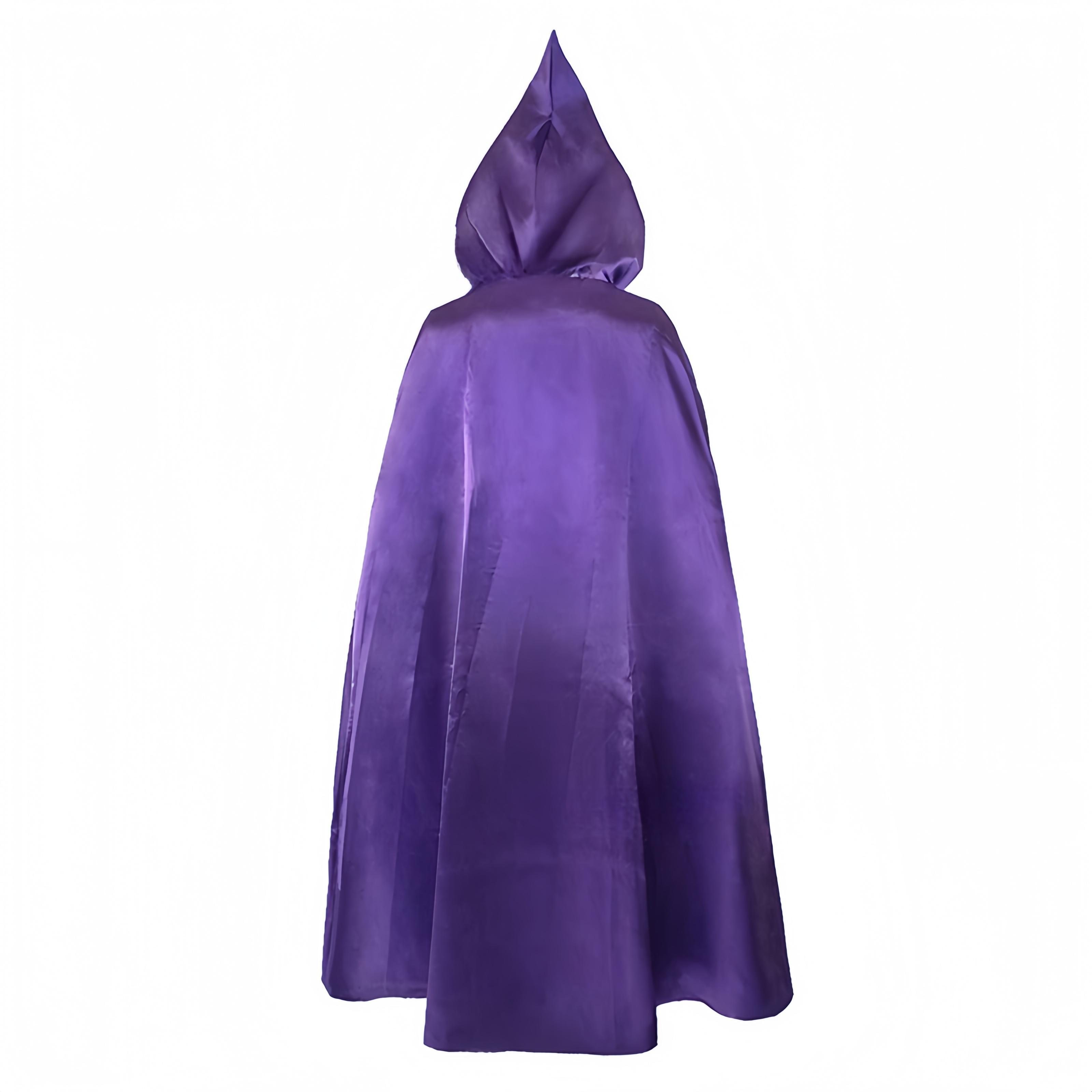 Women's Teen Titans Raven Cartoon Character Cosplay Jumpsuit with Purple Cloak & Belt, Halloween Easter Garment for Girls (Toys & Hobbies DIY Specialty Supply)