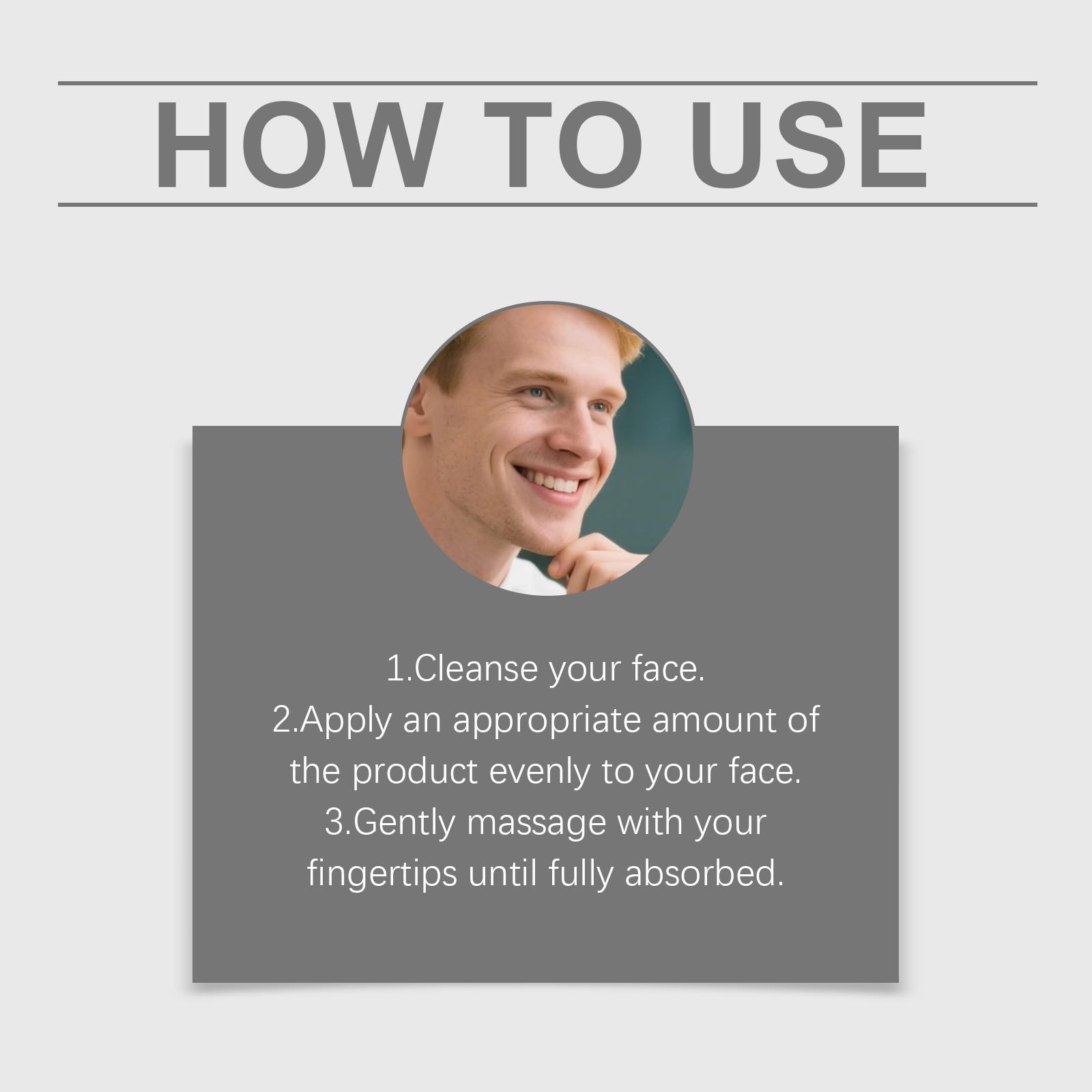 East Moon Men's Hydrating Facial Essence, Gentle Moisturizing Serum, Daily Care for Soft and Smooth Skin, Nourishing Face Treatment