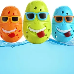 Funny Expression Diving Egg Toy, Fun Underwater Play Toy Egg, Bath Toy, Birthday Party Supplies, Gift, Unisex