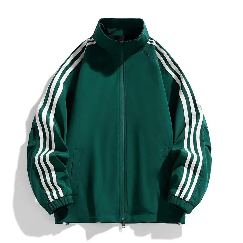 2026 New Jacket For Men And Women, Autumn And Winter Outdoor Jacket With Stand-Up Collar And Raglan Sleeves, Waterproof Sports Casual Jacket, American Retro College Style Men'S Sports Top