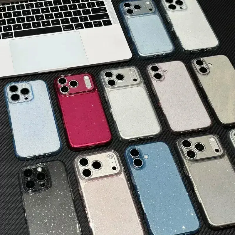 Skin-feel Glitter Translucent IPhone Case, Waterproof and Drop-proof, Snug Fit for IPhone 13/14/15/16/17/18 Pro/Pro Max