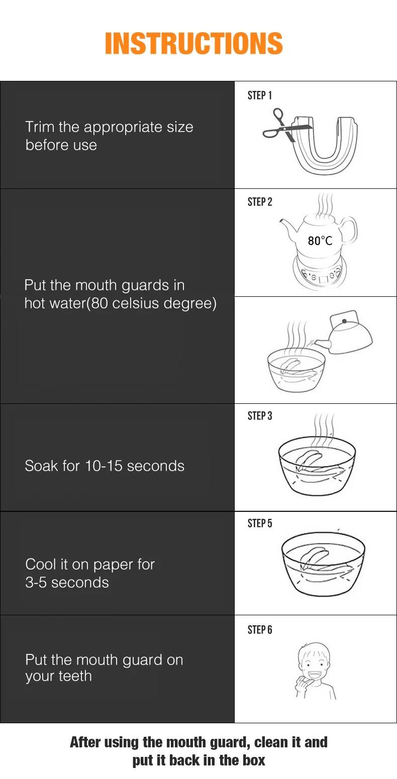 BN Custom EVA Mouthguard Boxing MMA Fighting Teeth Protector for Rugby & Basketball