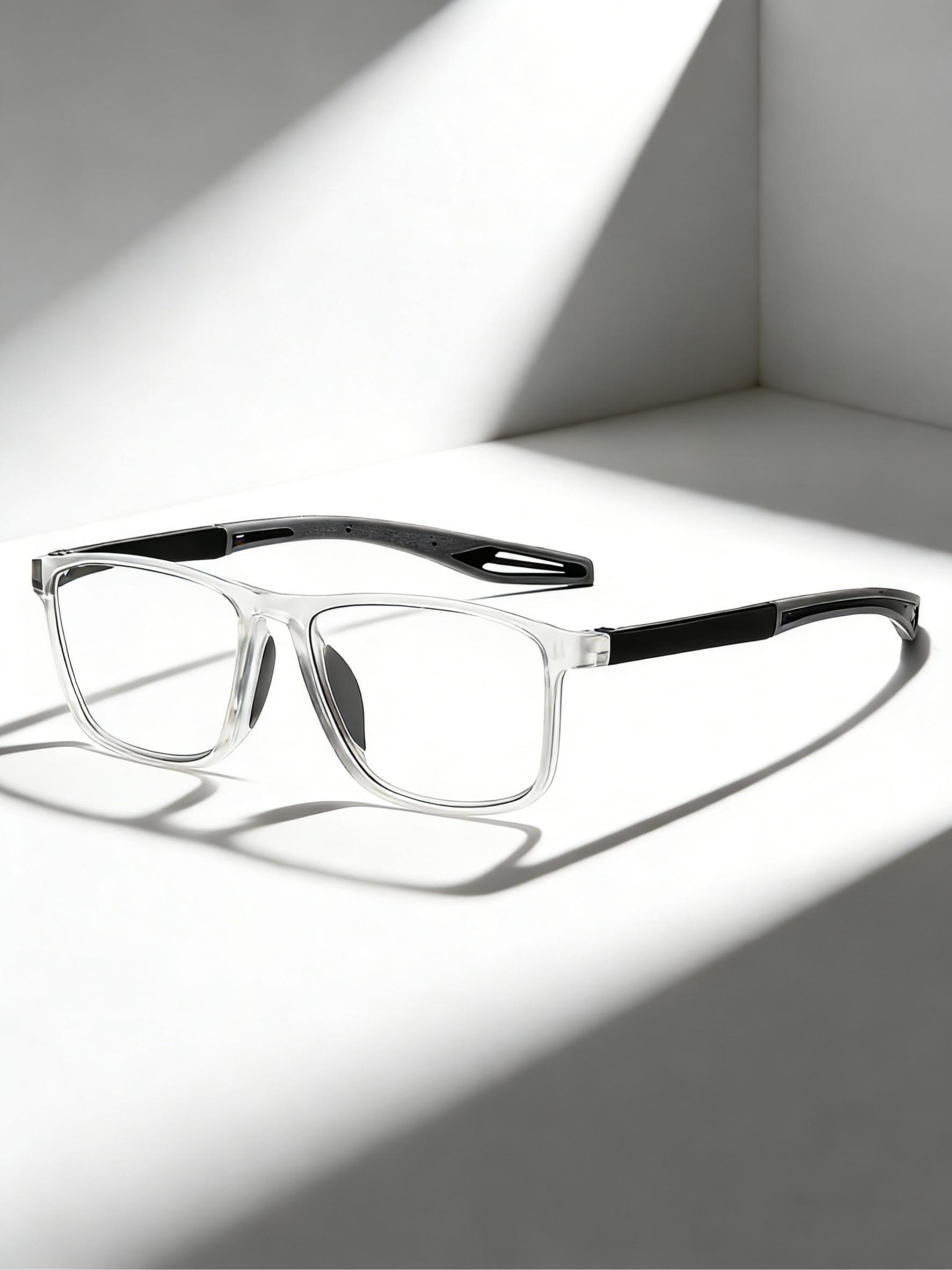 Reading Glasses with Metal Hinge - Minimalist Color Block Design, Fashion Presbyopic Eyewear +1.0 to +4.0