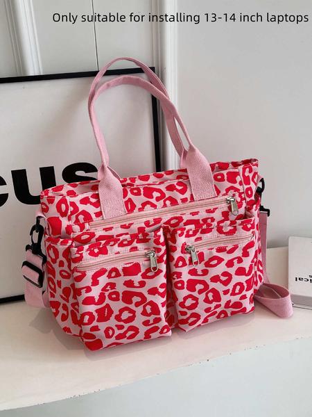 25 fall&winter Women's Casual Solid Color Zipper Crossbody Bag, Large Capacity Multi-pocket Design Adjustable Crossbody Shoulder Portable Shoulder Bag for Daily Used, Girl Fashionable Shopping Bag