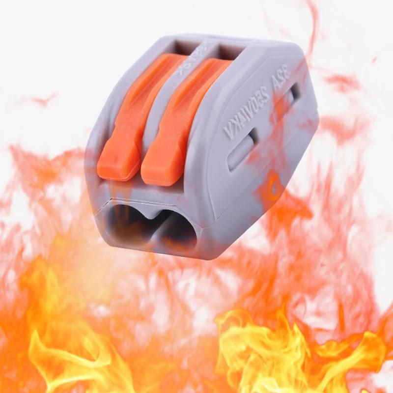 50-Pack Inline Wire Connectors, Compact Splice Terminals for 28-12 AWG, Quick Electrical Connections for DIY, Automotive, Home Appliances, Secure & Reliable