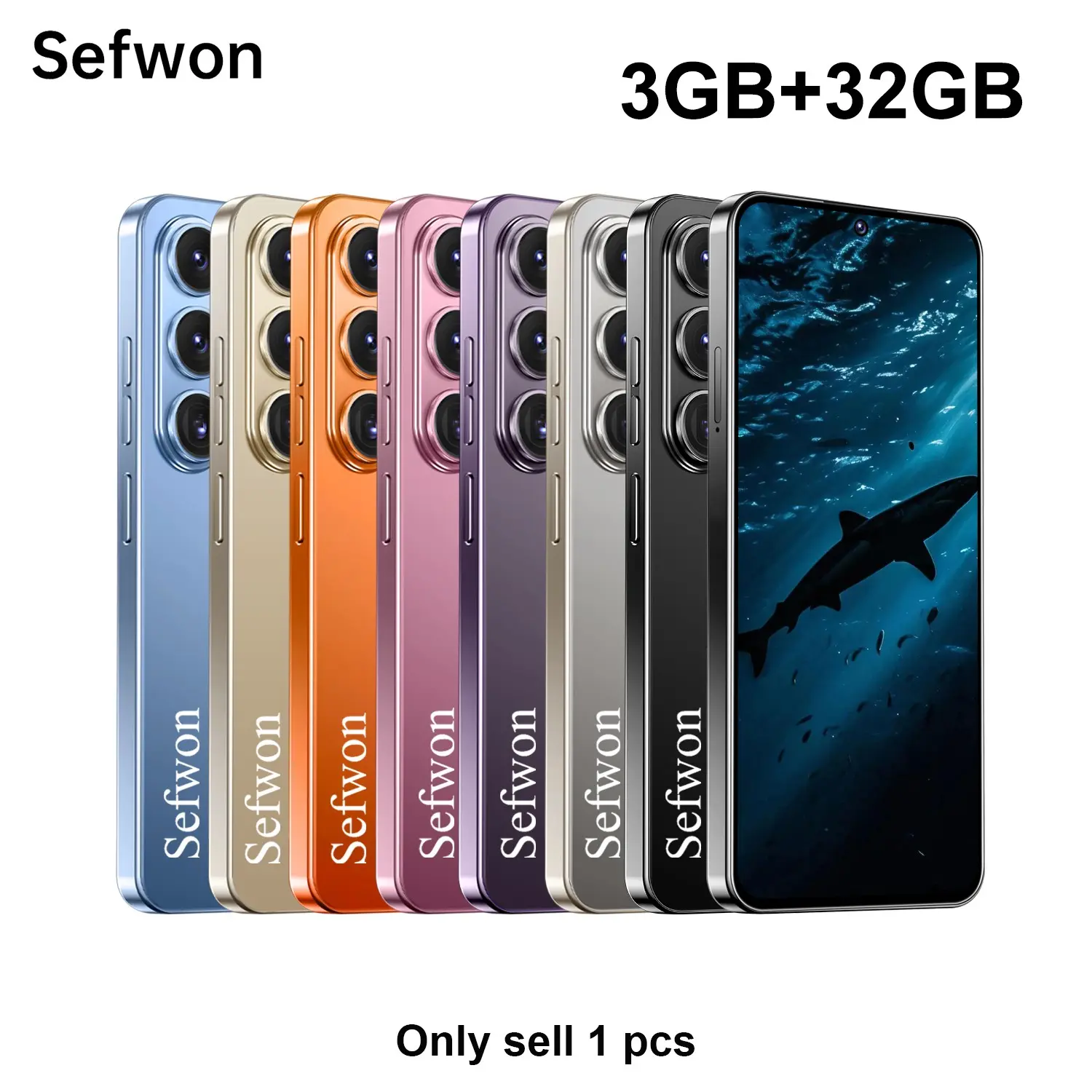 S25 Max Smart Android Unlocked Phone, 6.56-Inch Screen, 3200mah Battery, Octa-Core Cpu, 8mp+16mp Camera, 4g Network, Android 12, Dual Sim Slots