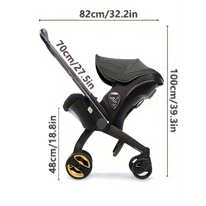 BRODARK Baby stroller Multi-functional high landscape folding light mall supermarket outdoor baby stroller 3 In 1 Stroller, High & Quality & Lightweight Travel Stroller For Babies Adjustable Bassinet