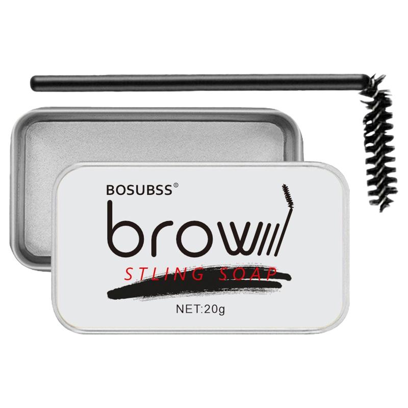Hitworker Eyebrow Cream Soap, Long Lasting Natural Dye, Waterproof Eyebrow Gel, Refreshing Lash Primers, Transparent Brow Styling Wax, 1pc