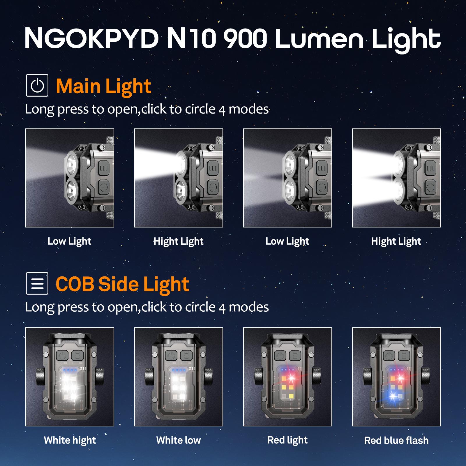 V10 Mini Portable Torch, Keychain Light for Bag, Small Powerful Torch, Mini EDC Flashlight, Camping Gadgets, Waterproof, Rechargeable for Camping Hiking Emergency